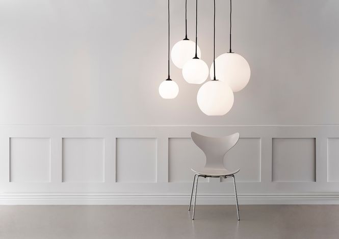 Hovedbilde Belid Capo Pendel Ø35 Sort Opal Glass