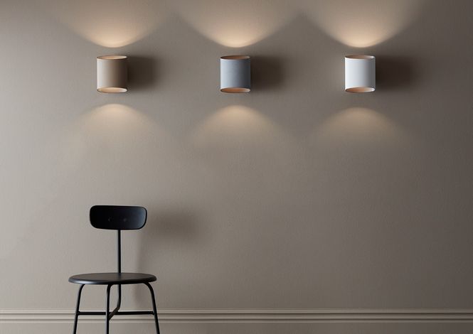 Hovedbilde Belid Sinne Vegglampe Betong-Messing