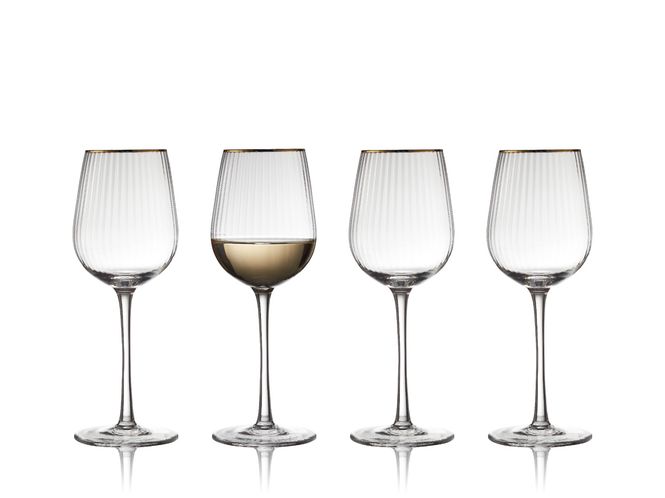 Hovedbilde Lyngby Glass Palermo Gold Hvitvinsglass 30 cl ...