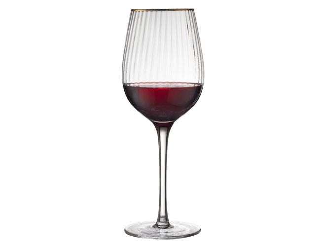Hovedbilde Lyngby Glass Palermo Gold Rødvinsglass 40 cl 4-pk
