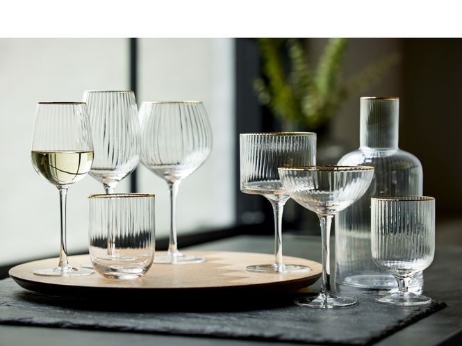 Hovedbilde Lyngby Glass Palermo Gold Rødvinsglass 40 cl 4-pk
