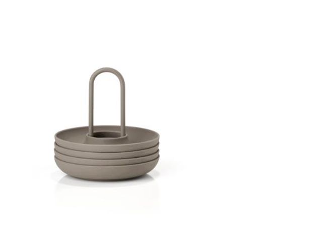 Hovedbilde Zone Denmark Singles Eggeglass m Holder Taupe 4 ...