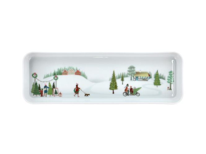 Hovedbilde Pillivuyt Vinter Fat Hvit 36x12 cm
