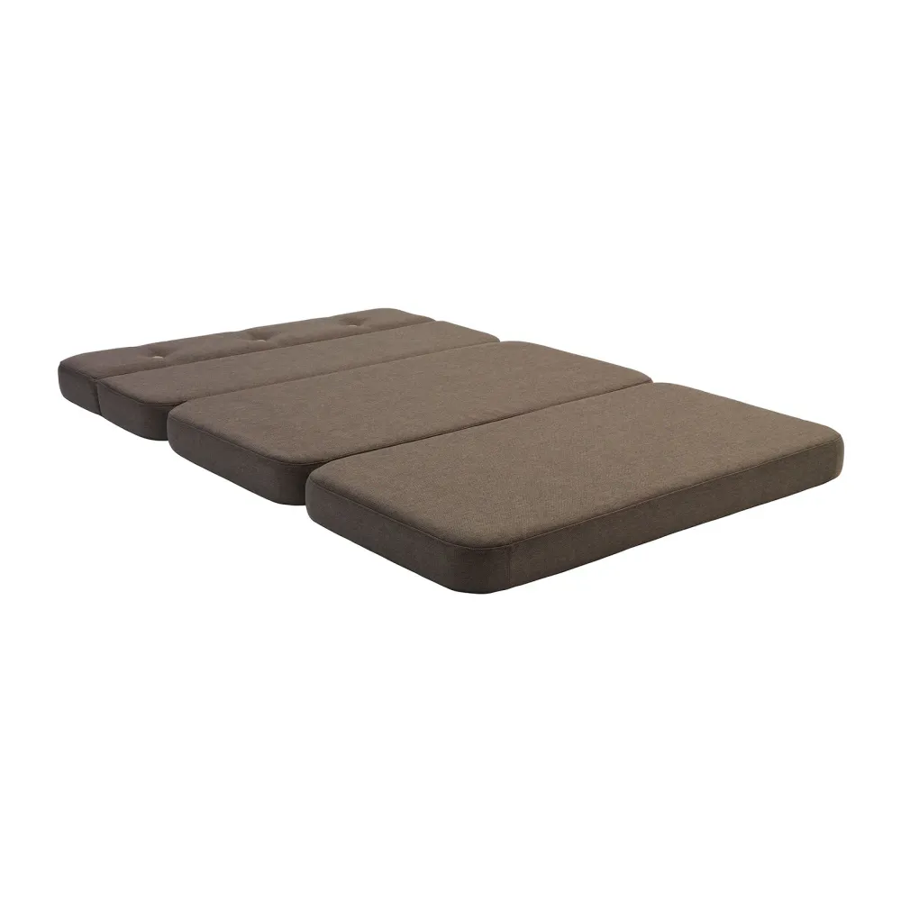 by KlipKlap 3 Fold Sofa XL Soft 140 cm Brun