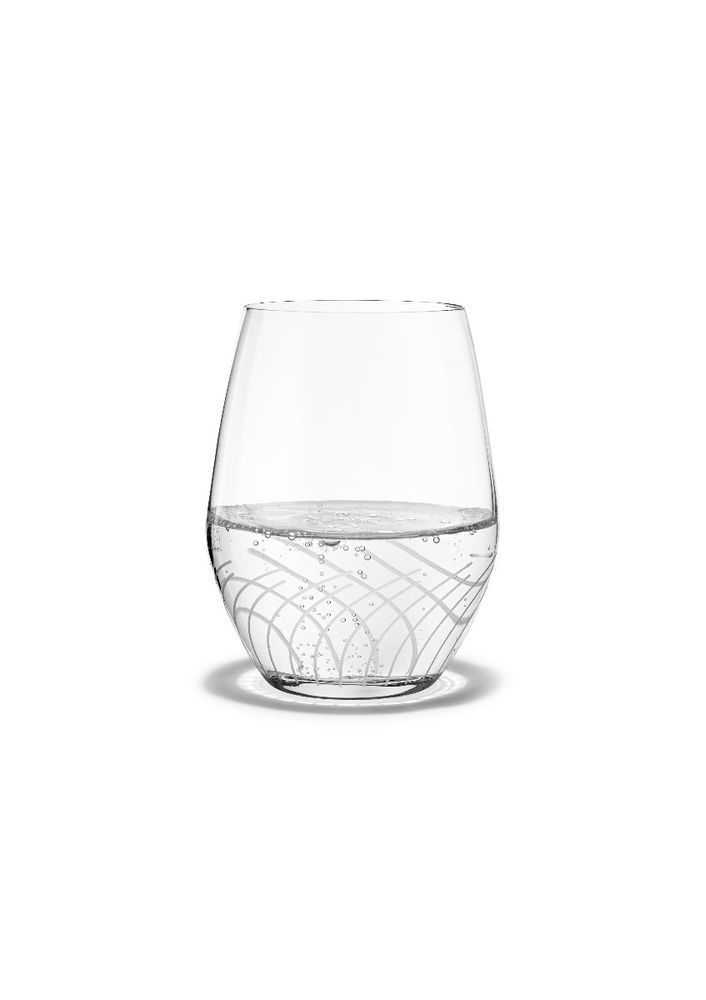Holmegaard Cabernet Lines Vannglass 25 cl klar 2 stk