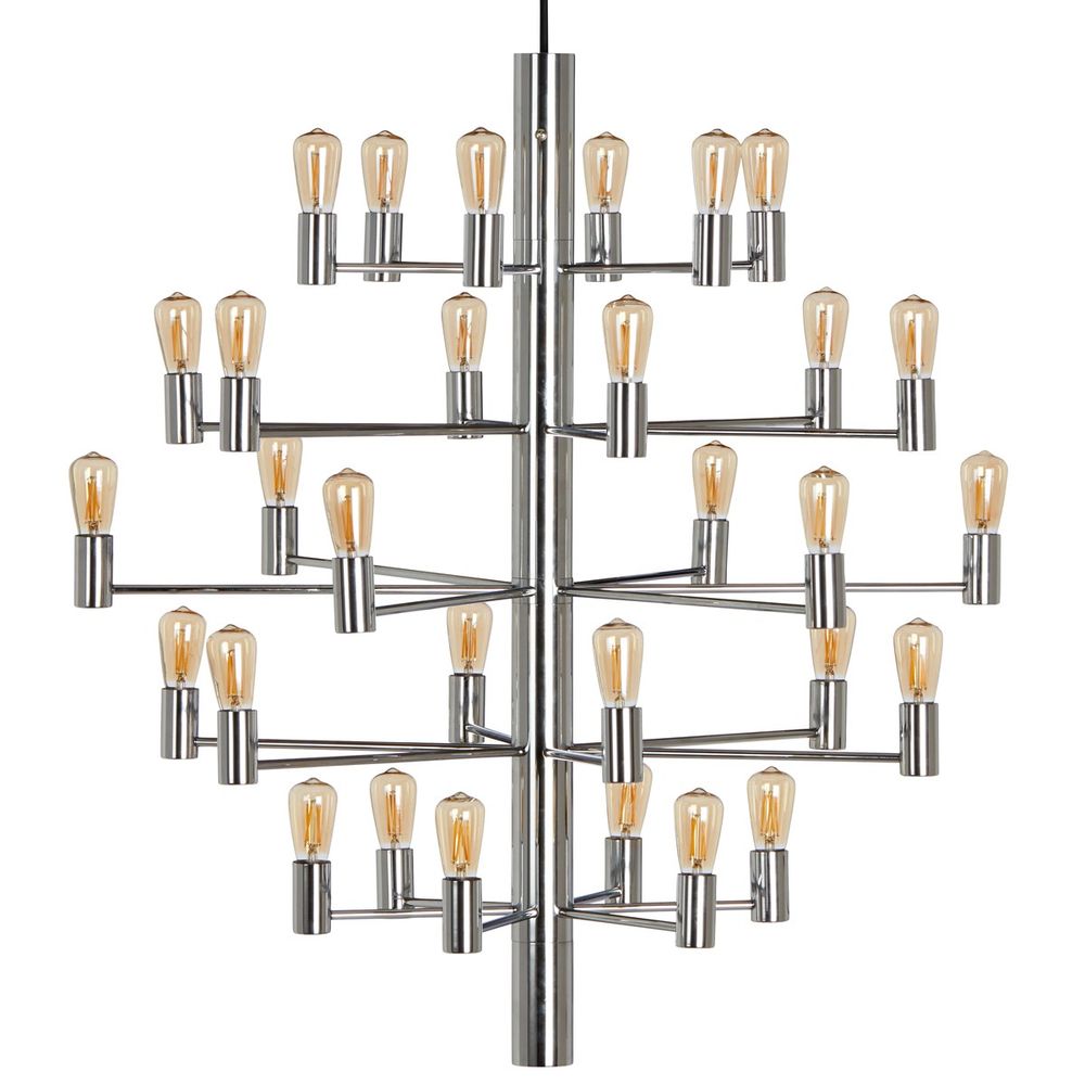 Herstal Manola 30 Krom LED (inkl lyspærer!)
