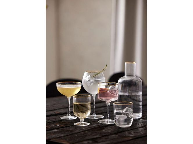 Hovedbilde Lyngby Glass Palermo Gold Cocktailglass 4-pk 31,5 ...