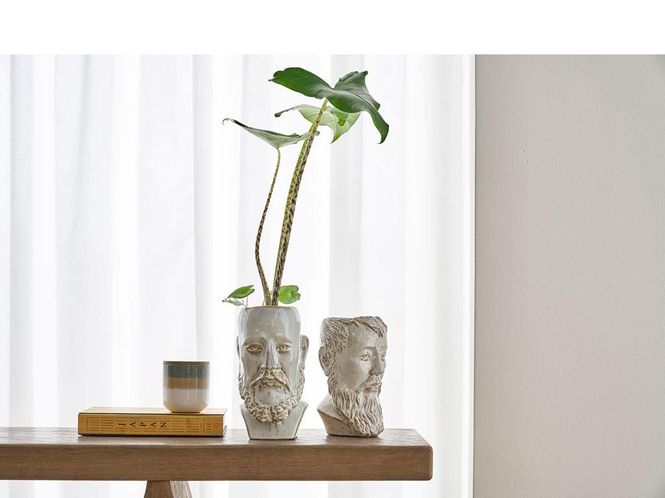 Hovedbilde Villa Collection Vase/Blomsterpotte Hvit H26 cm