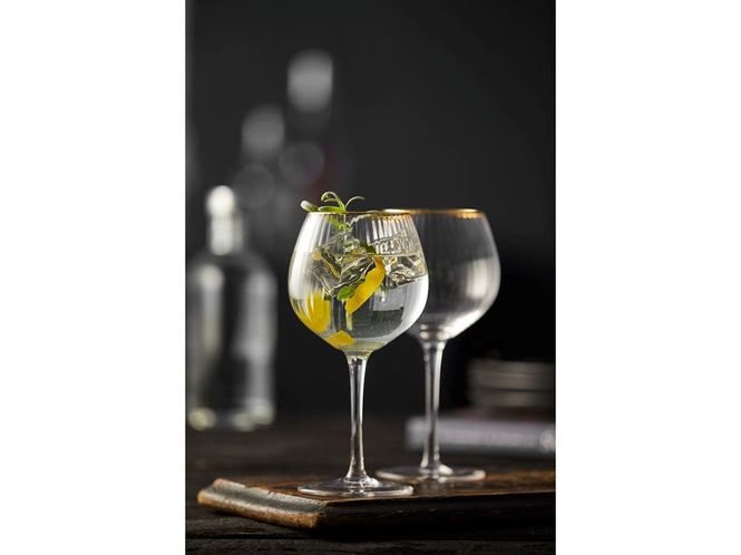 Hovedbilde Lyngby Glass Palermo Gold Gin & Tonic Glass 65 cl ...