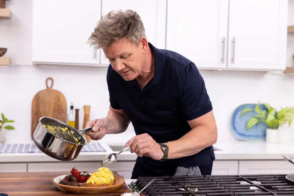HEXCLAD by Gordon Ramsay  Sett med 3 gryter og 3 lokk, hybrid