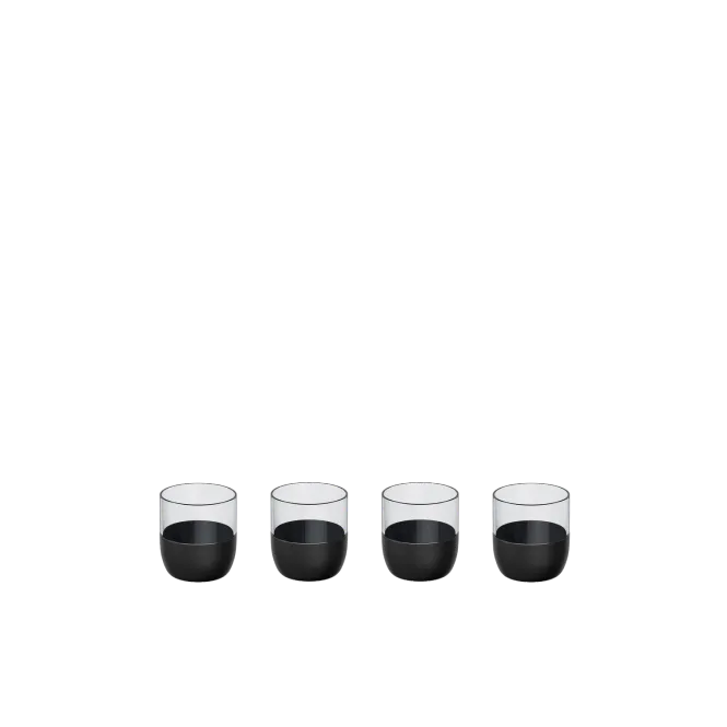 Hovedbilde Villeroy & Boch Manufacture Rock Snapsglass 4-pk