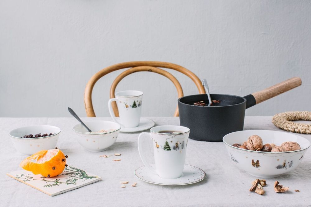 Wik & Walsøe Julemorgen Girlander Bolle 6 cm