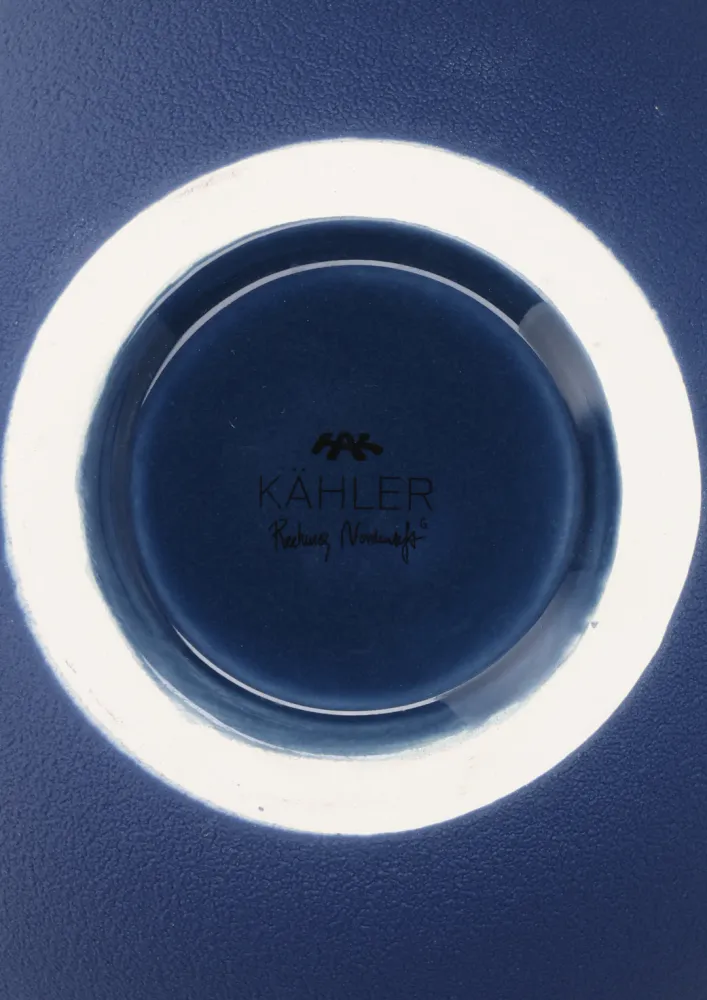 Kähler Studio Omaggio #1 Vase H20 cm Blå