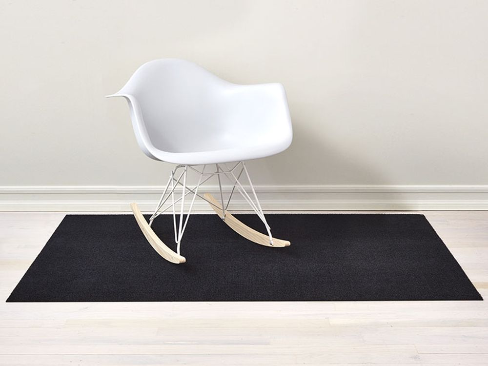 Chilewich Dørmatte Solid Black Stor