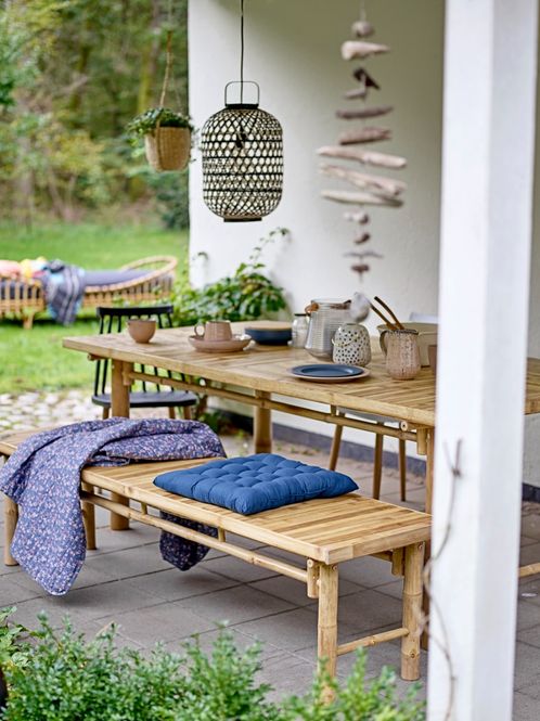 Hovedbilde Bloomingville Sole Spisebord Bambus 200x100 cm