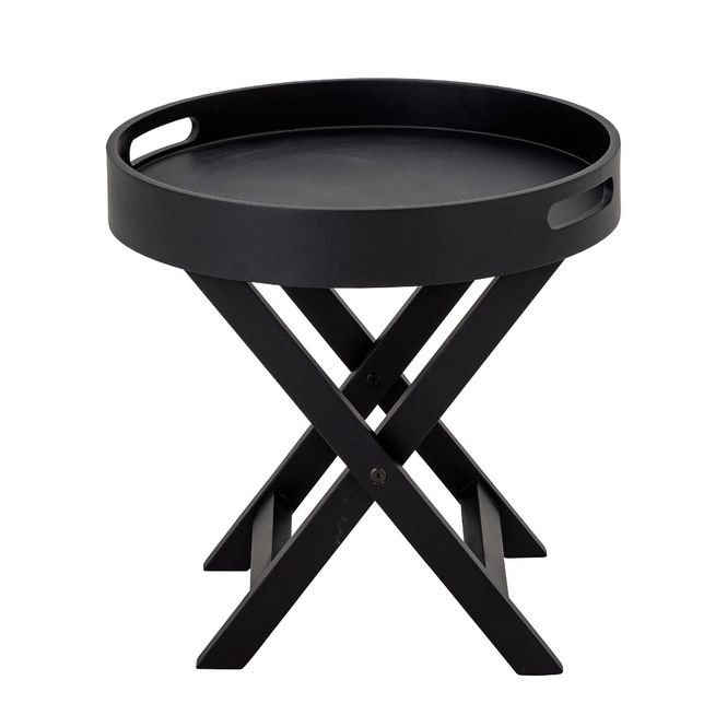 Hovedbilde Bloomingville Freya Sidebord Gummitre Sort