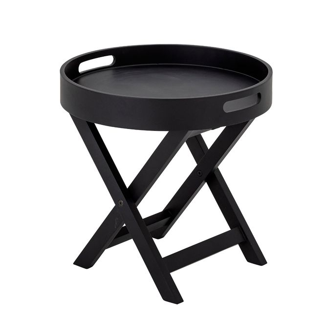 Hovedbilde Bloomingville Freya Sidebord Gummitre Sort