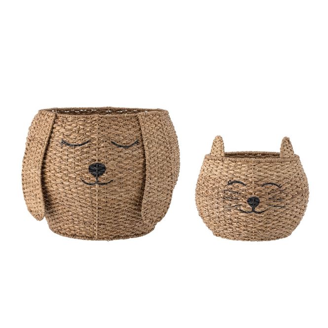 Hovedbilde Bloomingville MINI Milus Kurv Brun 2 stk