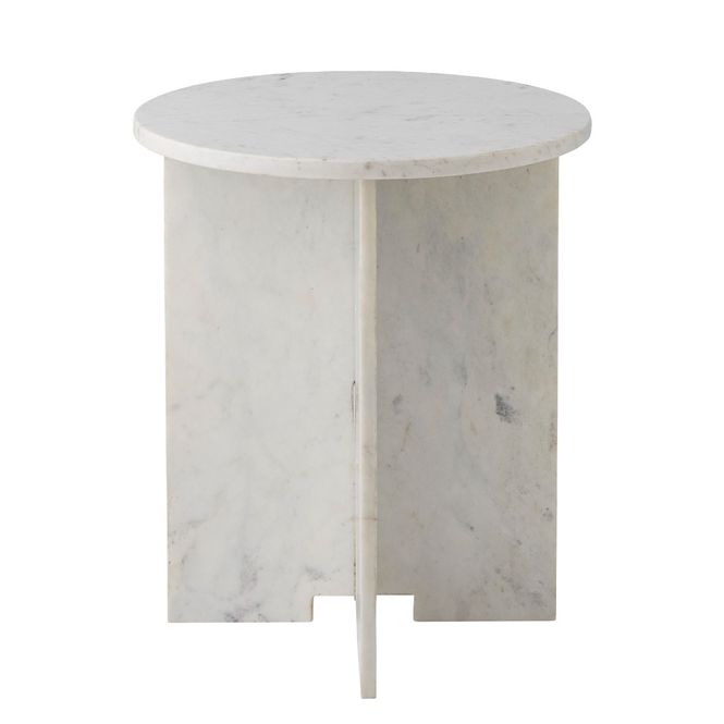 Hovedbilde Bloomingville Jasmia Sidebord Marmor Hvit