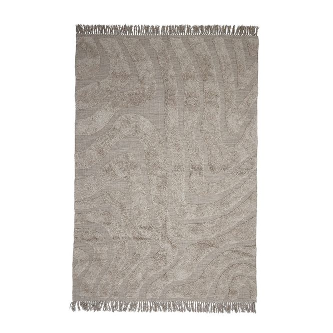 Hovedbilde Bloomingville Elaine Teppe Bomull Natur 210x150 ...