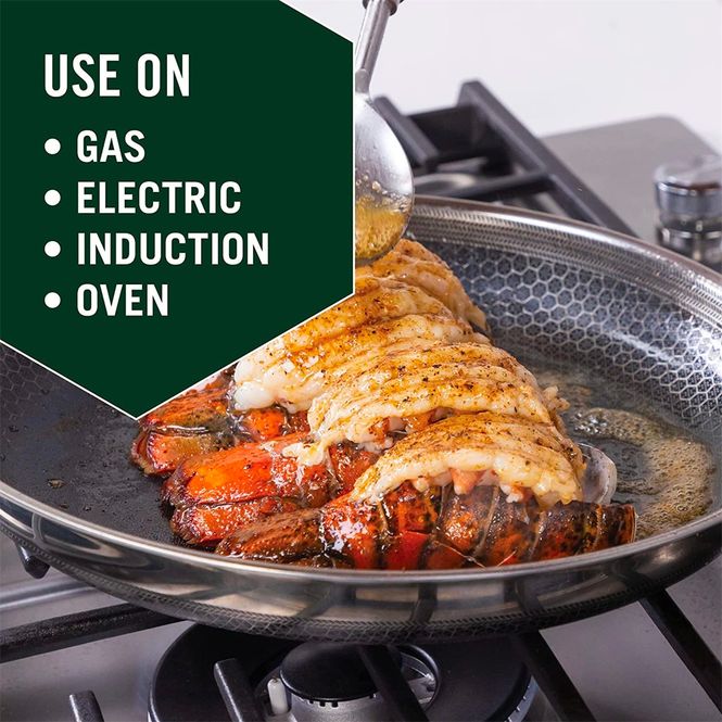 Hovedbilde HEXCLAD by Gordon Ramsay  Stekepanne 30cm, hybrid