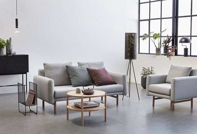 Hovedbilde Hübsch Poise bordlampe marmor svart