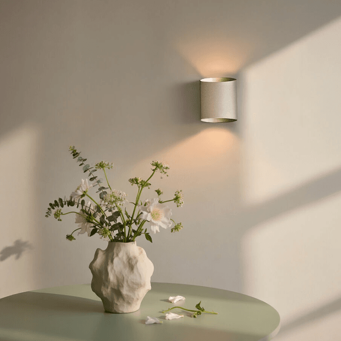 Hovedbilde Belid Sinne Vegglampe Sand/Messing