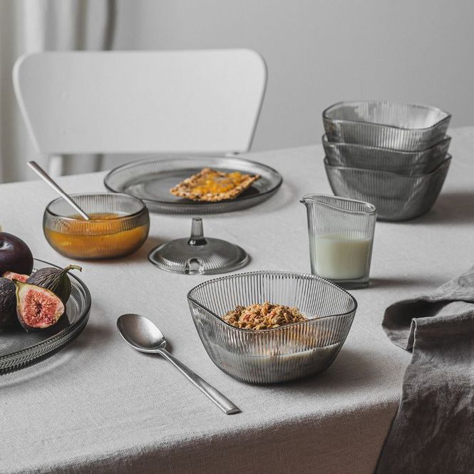 Hovedbilde Hadeland Glassverk Siri Mugge 10 cl Røkgrå