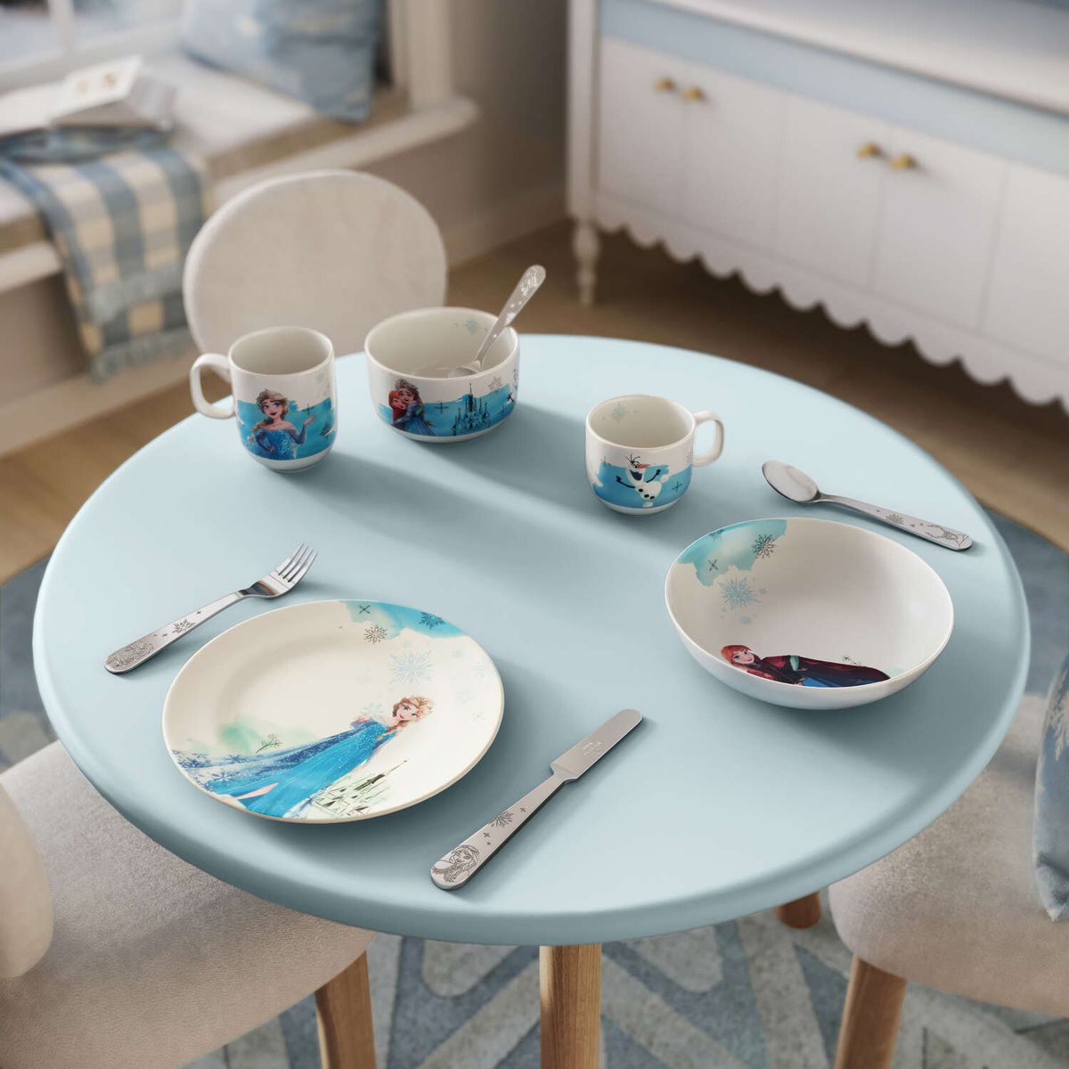 Villeroy & Boch Disney Frozen Barnebestikk 4 deler