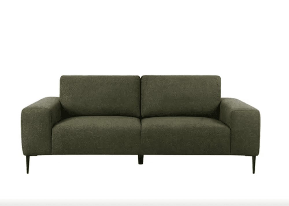 Trend Collection – Ferraro 3-seter sofa i boucle, Hunter Green