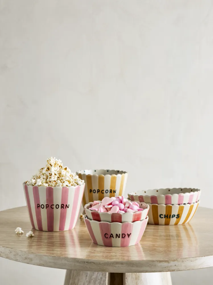 Bloomingville Chip Skål Popcorn Gul
