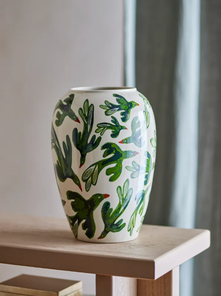 Bloomingville Birdliva Vase Grønn 33 cm