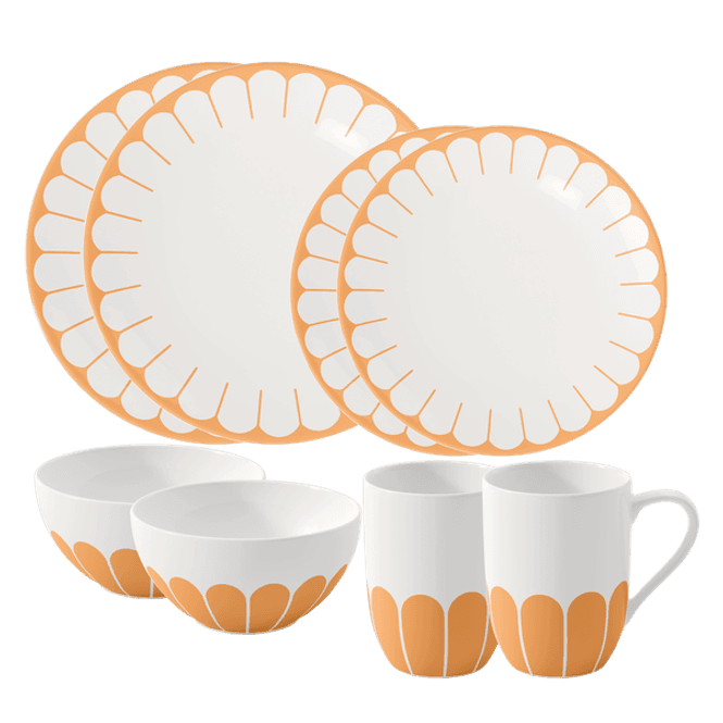 Hovedbilde Villeroy & Boch Fleur Soleil Servisepakke 8 deler