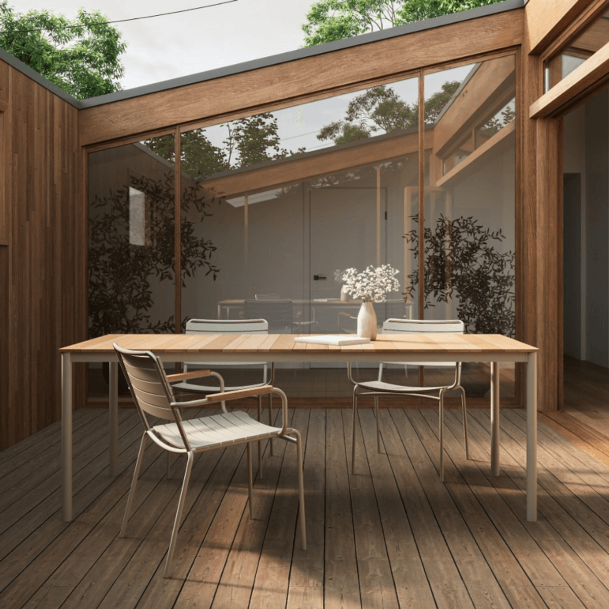Cinas Mood Nova bord Sandy Grey
