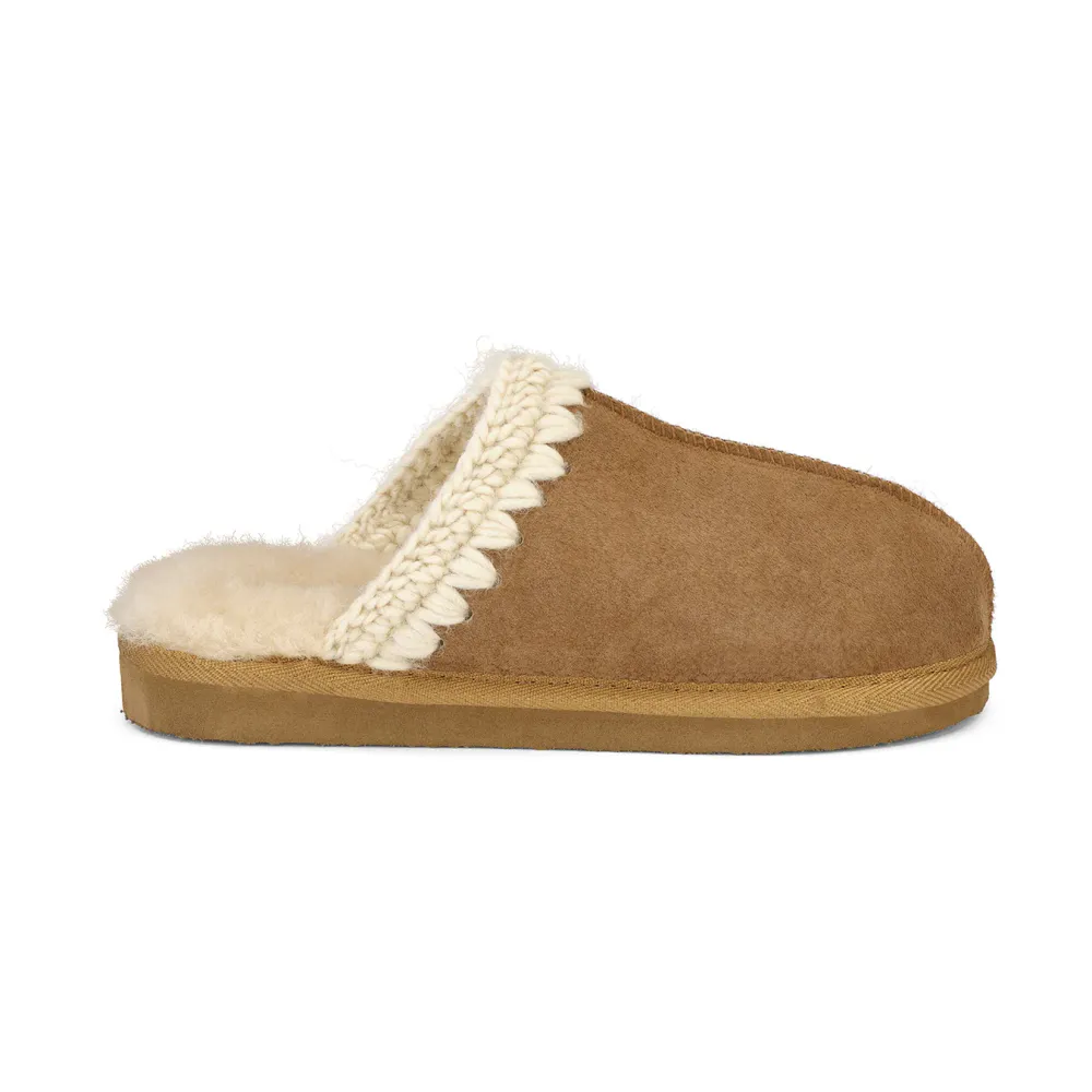 Shepherd Mini Selina Tøfler Kastanje