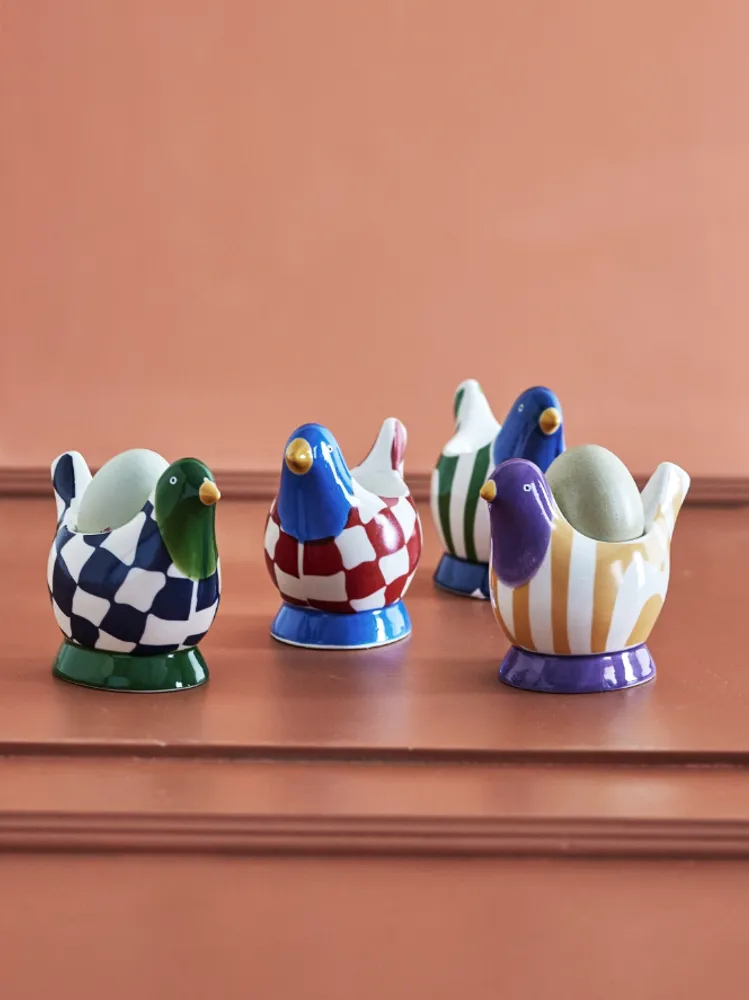 Bloomingville Birdy Eggeglass 4-pk