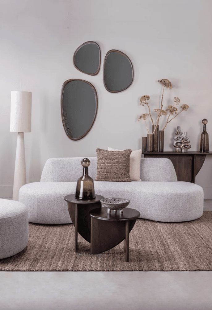 Trend Collection Annabel Coffee Table Walnut Ø40 X H50