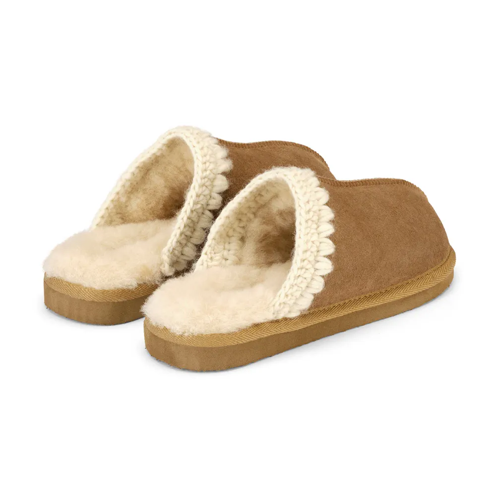 Shepherd Mini Selina Tøfler Kastanje