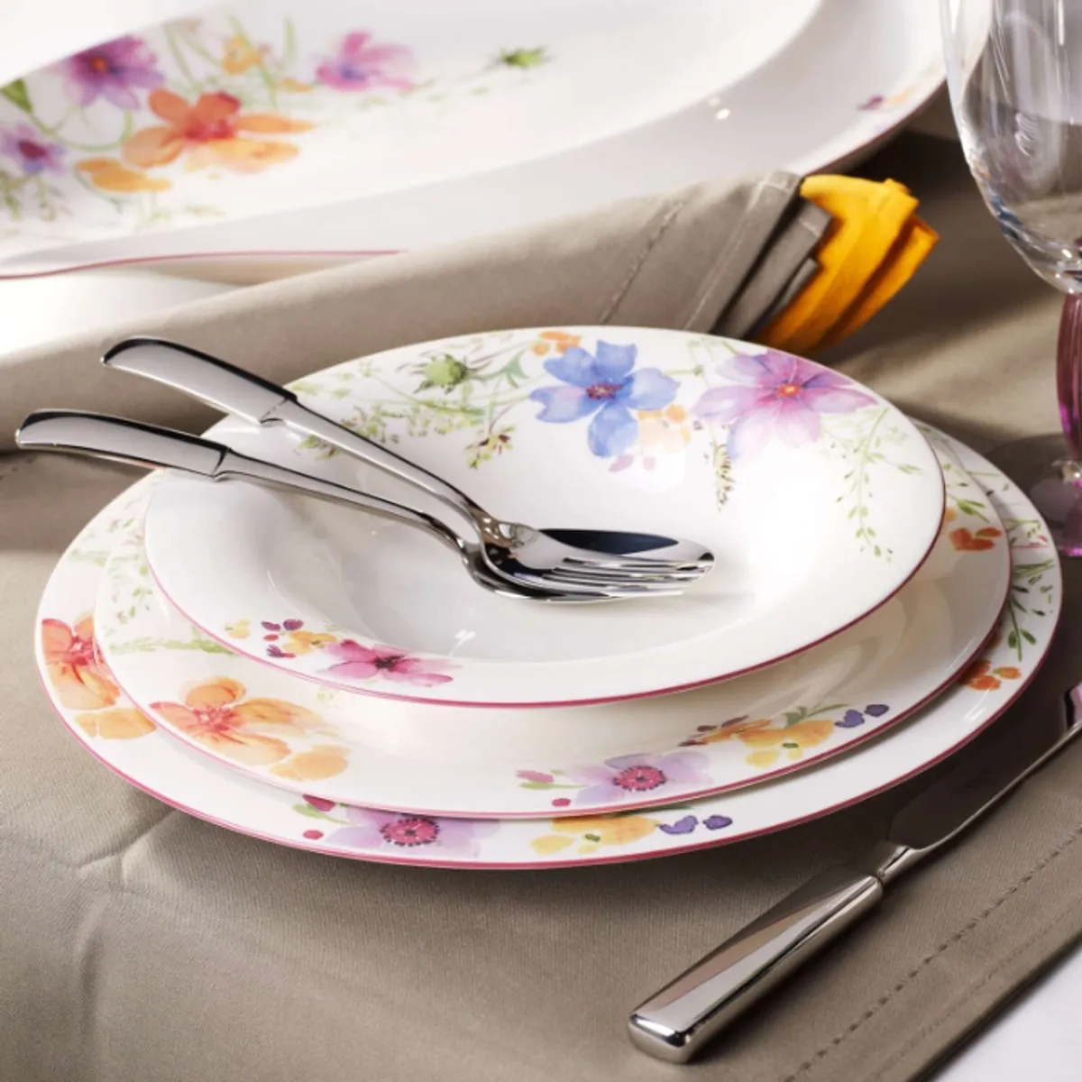 Villeroy & Boch Mariefleur Basic Dyp Tallerken 23 cm