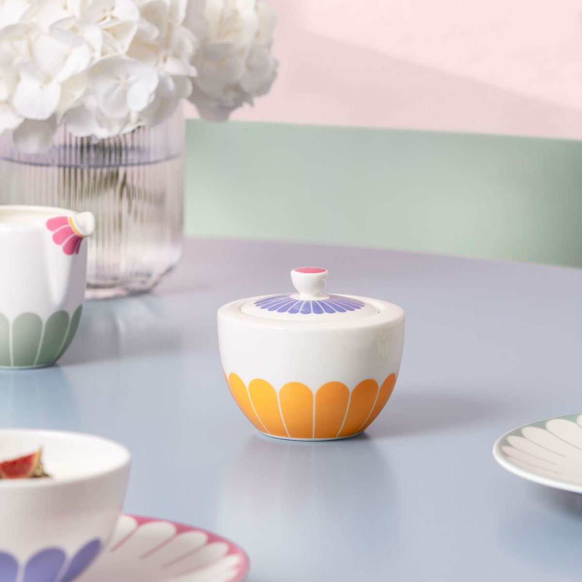 Villeroy & Boch Fleur Couleur Sukkerskål 27 cl