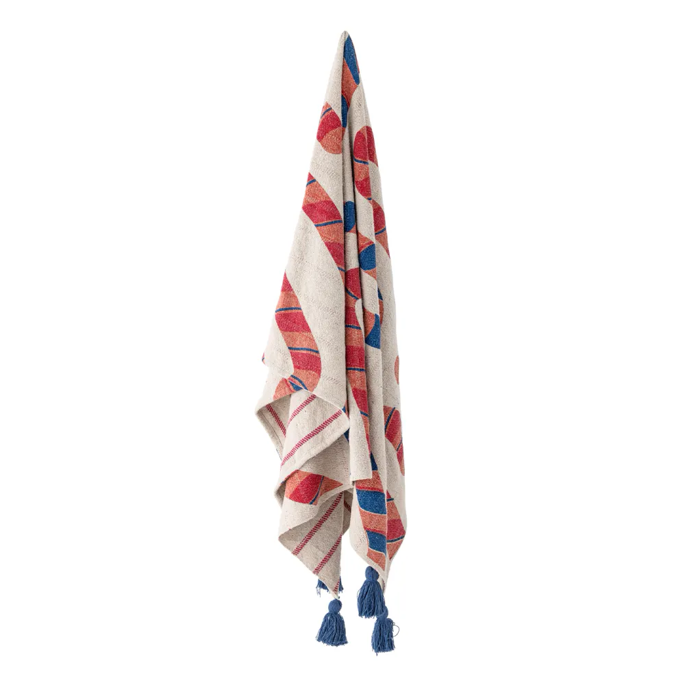 Bloomingville Candice Julepledd Bomull 130x160 cm