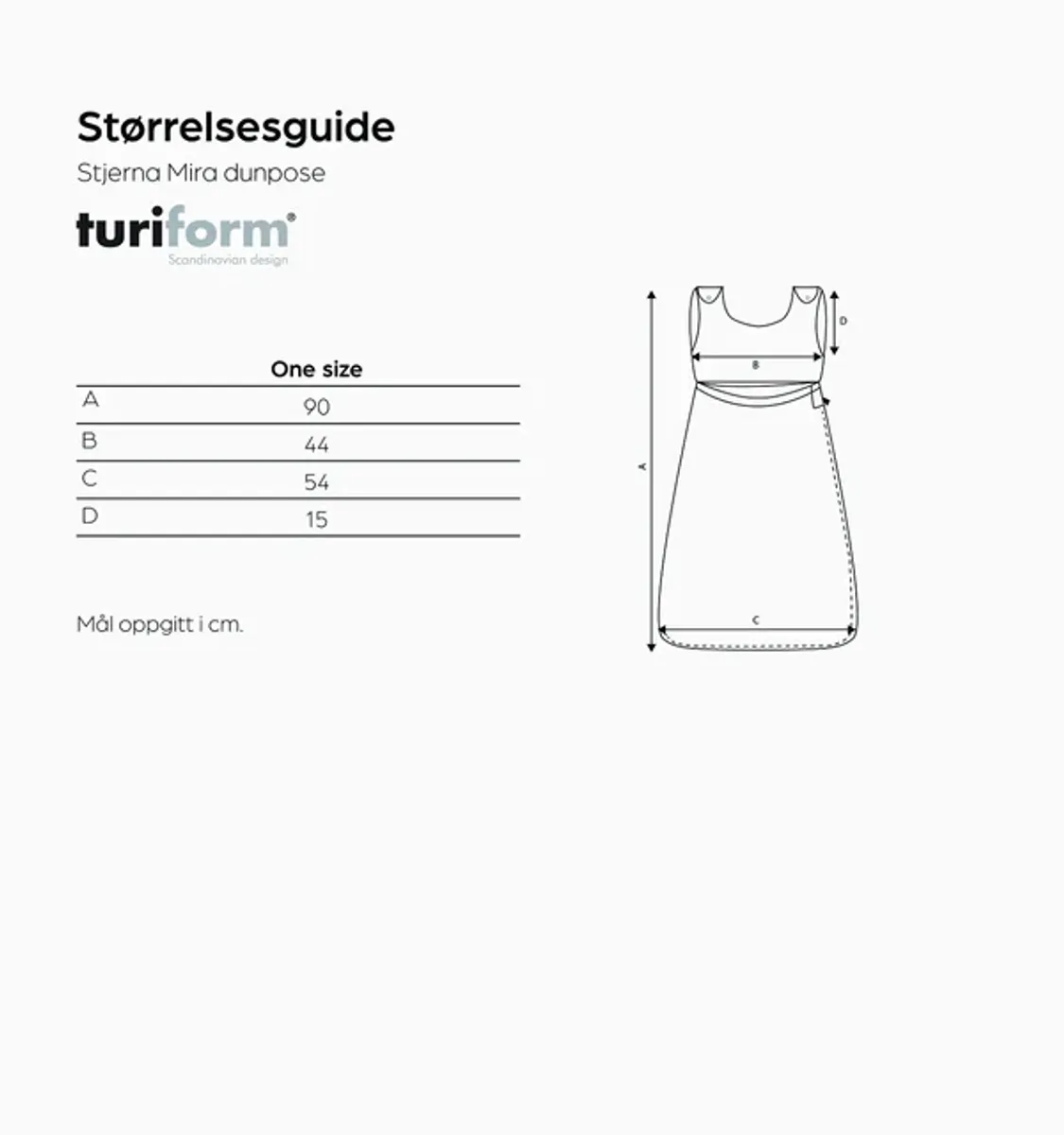 Turiform Mira Nattpose i Dun Onesize Beige