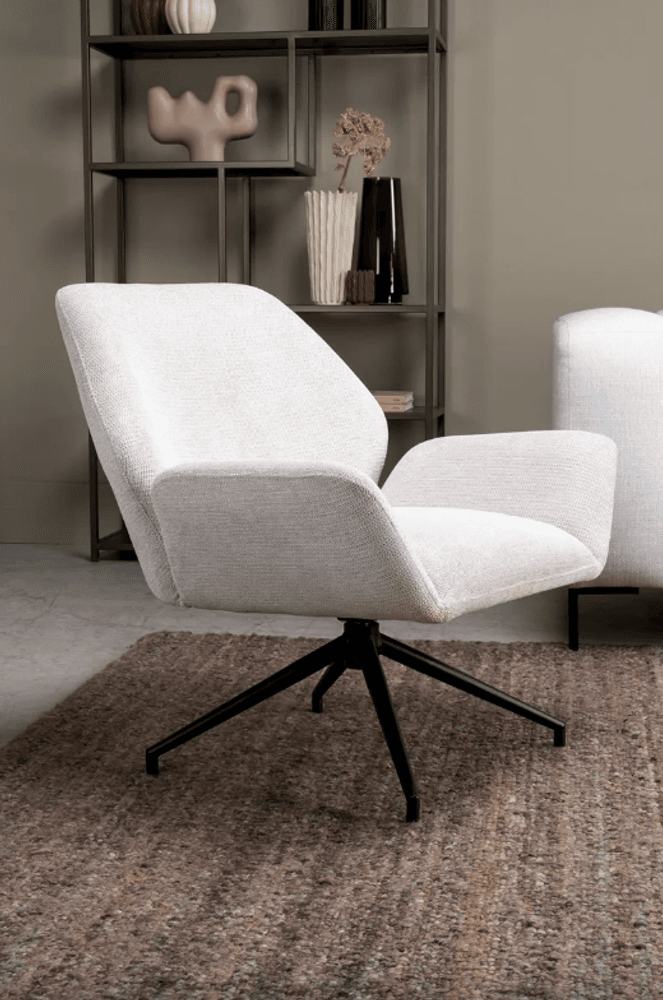 Trend Collection Portland Svingbar Lenestol Sierra Ecru
