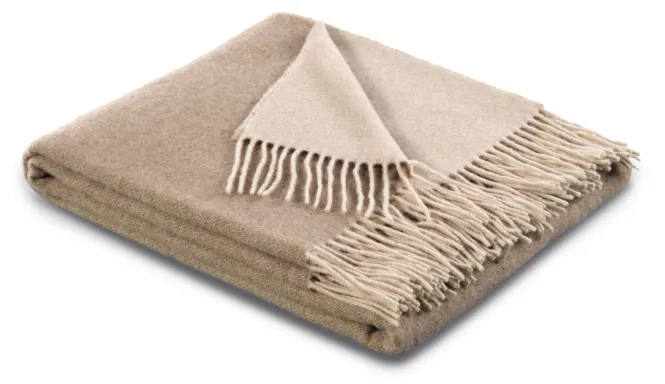 Hovedbilde  Biederlack Kasjmirpledd 130x170 cm Natur/Sand