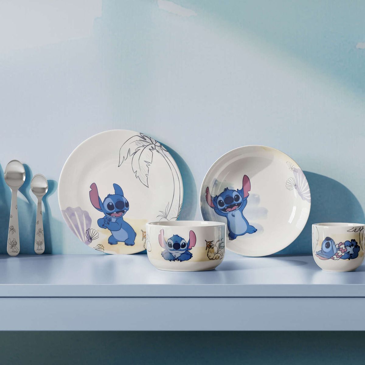 Villeroy & Boch Disney Stitch Barnebestikk 4 deler