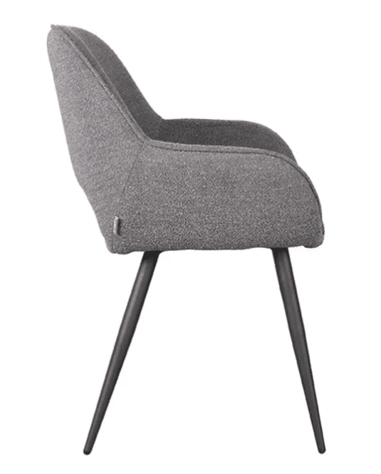Hovedbilde Trend Collection Fer Spisestol Grå Boucle