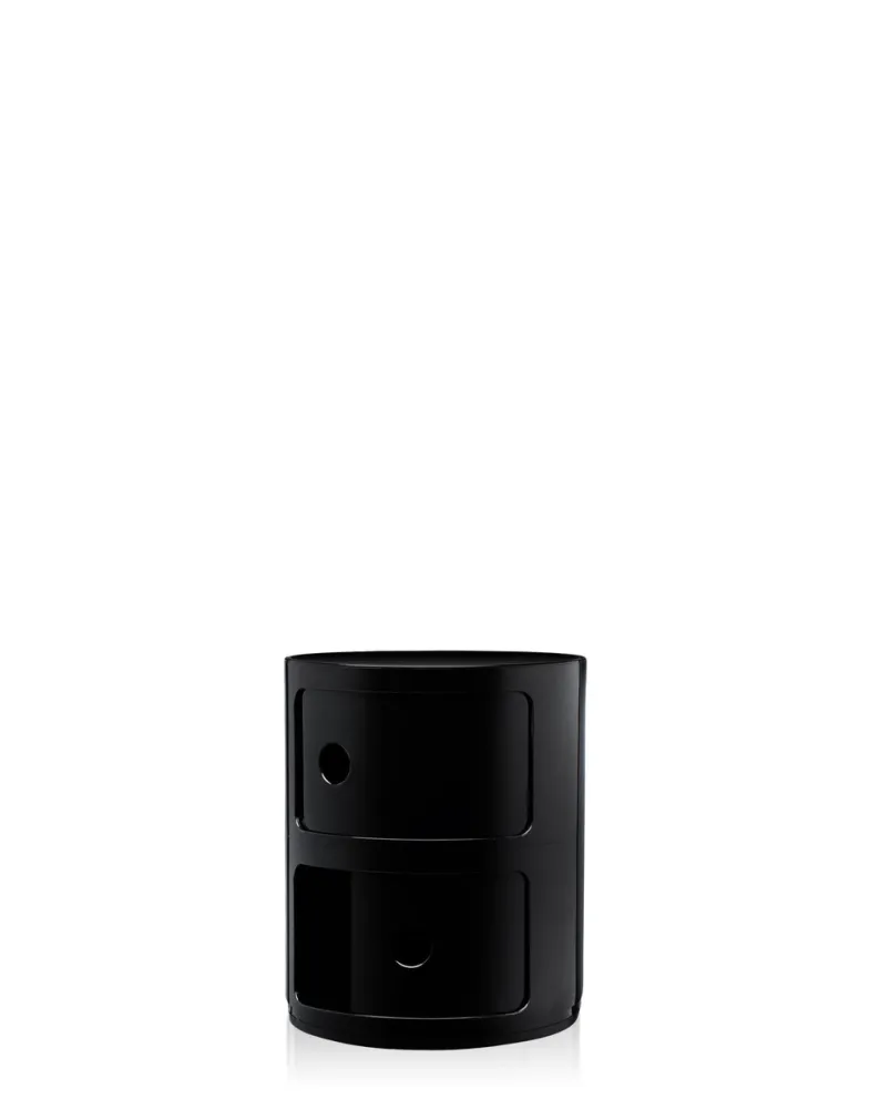 Kartell Componibili Oppbevaring med 2 rom Sort