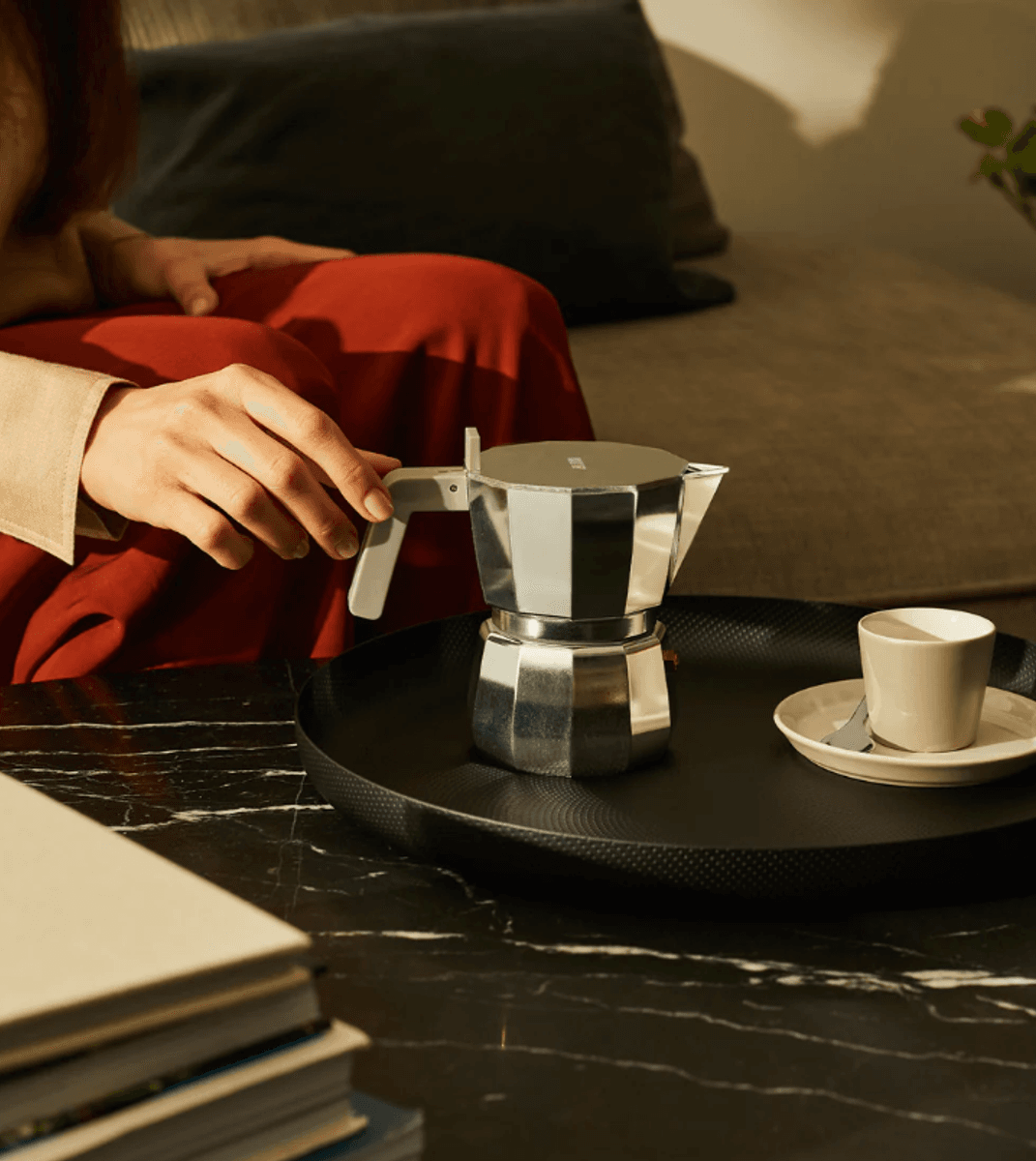 Alessi Moka Espressokanne 3 Kopper 