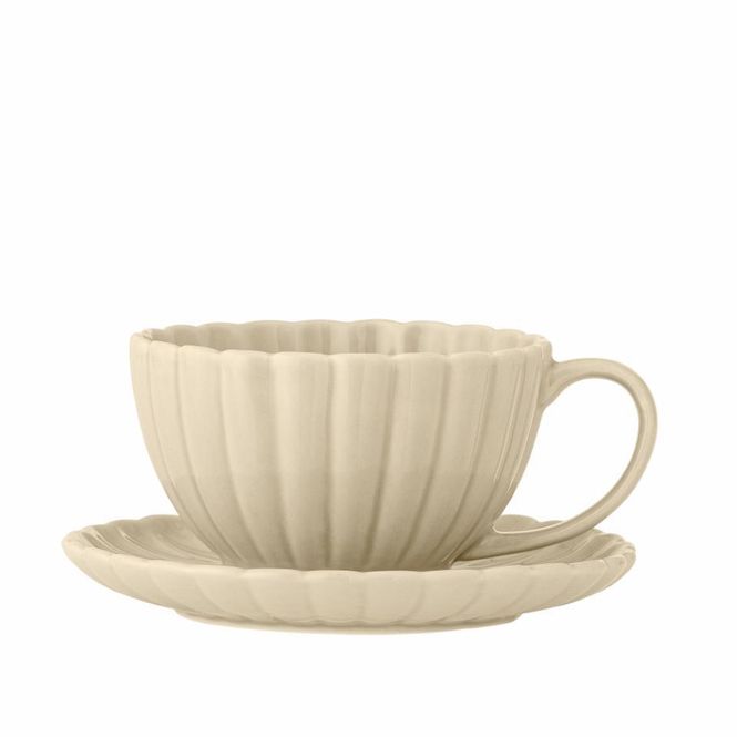 Hovedbilde Bloomingville Latina Kopp & Skål 220ml Beige