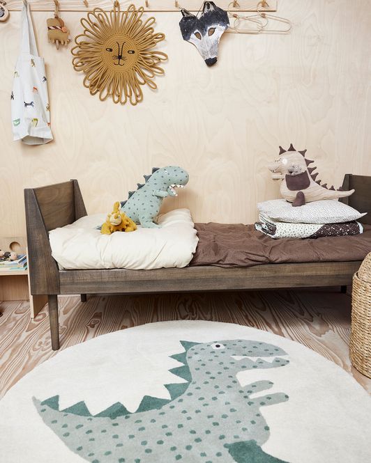 Hovedbilde OYOY Mini Dino Teppe Ø120 cm Grønn